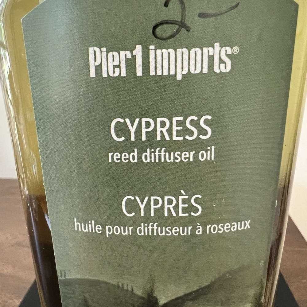 Pier 1 Imports Cypress Reed Diffuser Oil 16oz Large Bottle Retired Scent Refill
